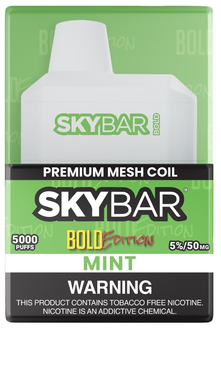 SKYBAR BOLD 5000 PUFFS 5% Nic AVAILABLE NOW - Skybar