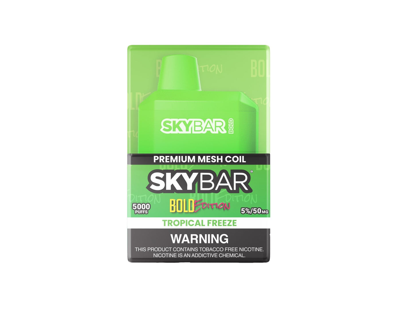 SKYBAR BOLD 5000 PUFFS 5% Nic AVAILABLE NOW - Skybar