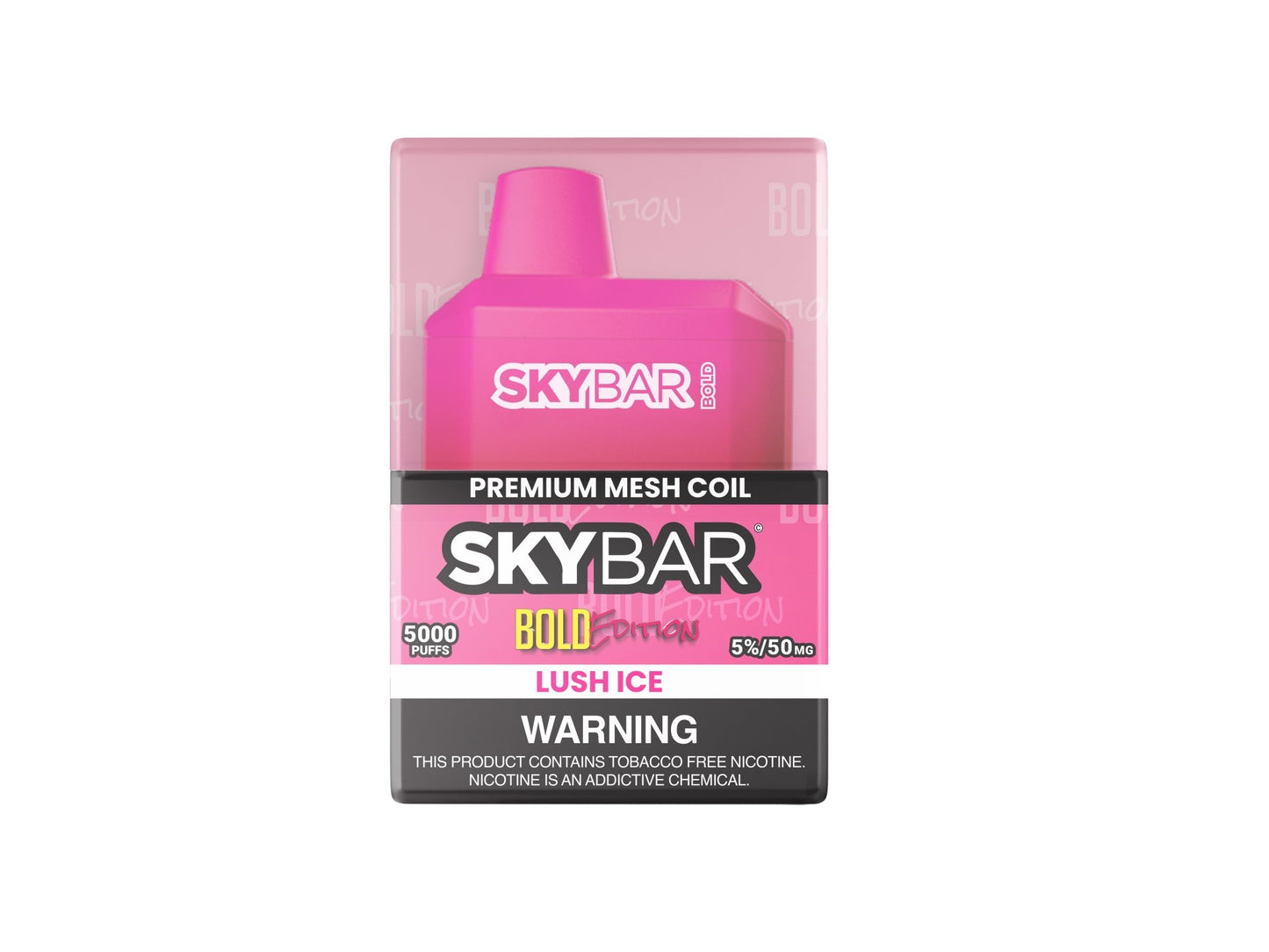 SKYBAR BOLD 5000 PUFFS 5% Nic AVAILABLE NOW - Skybar