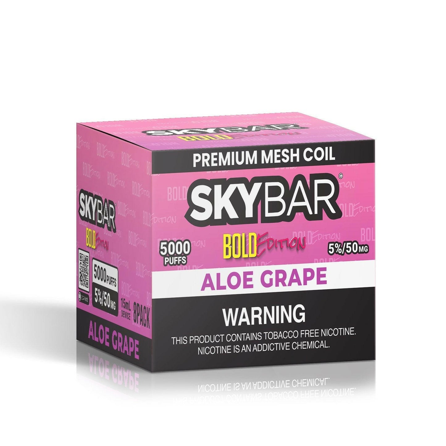 SKYBAR BOLD 5000 PUFFS 5% Nic ( Wholesale 8ct Box ) - Skybar