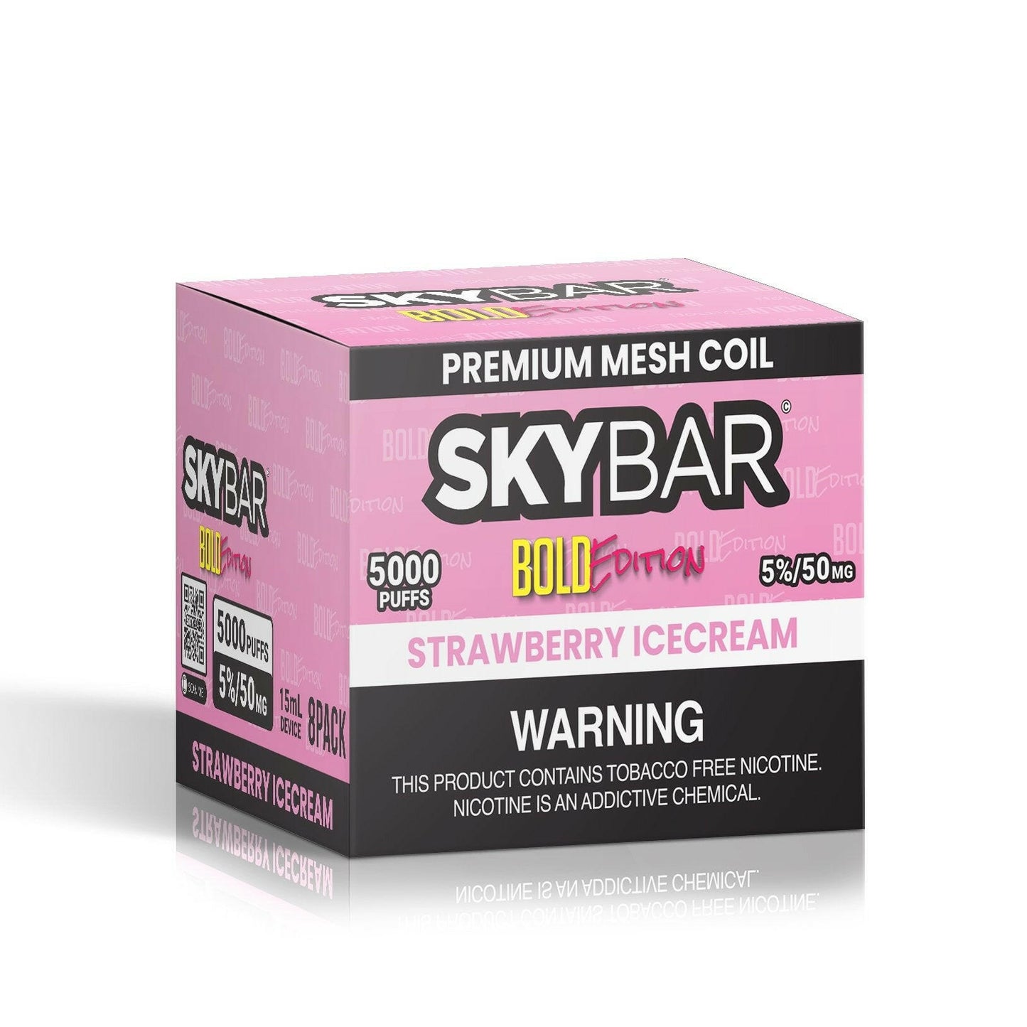 SKYBAR BOLD 5000 PUFFS 5% Nic ( Wholesale 8ct Box ) - Skybar