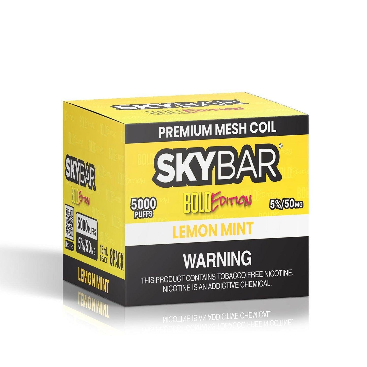 SKYBAR BOLD 5000 PUFFS 5% Nic ( Wholesale 8ct Box ) - Skybar