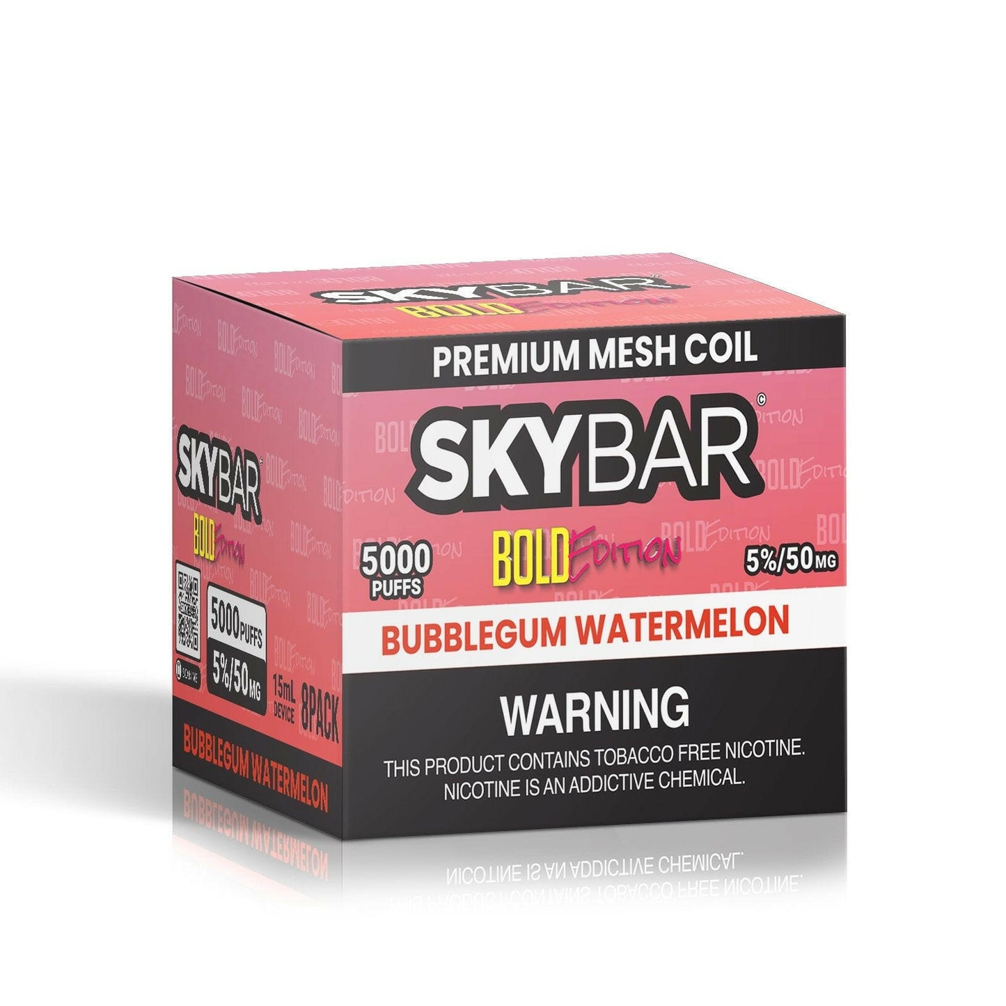 SKYBAR BOLD 5000 PUFFS 5% Nic ( Wholesale 8ct Box ) - Skybar