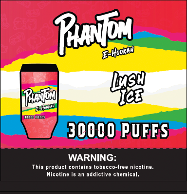 Phantom E Hookah Head  To-Go Vape 30000 PUFFS