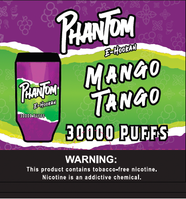 Phantom E Hookah Head  To-Go Vape 30000 PUFFS