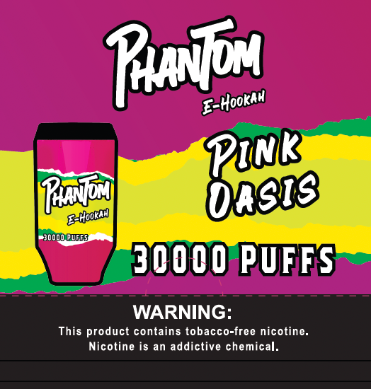 Phantom E Hookah Head  To-Go Vape 30000 PUFFS