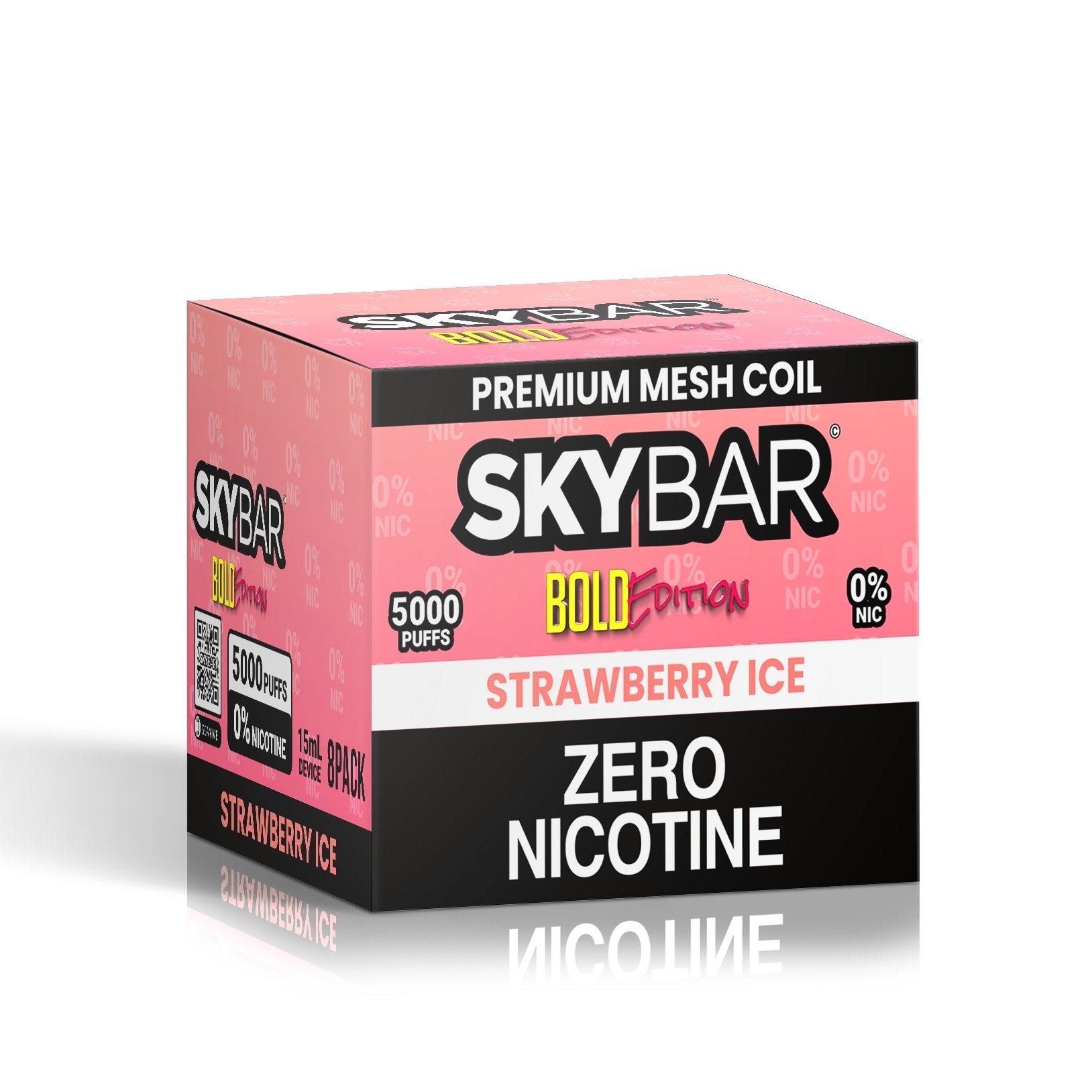 SKYBAR BOLD 5000 PUFFS 0% Nic ( 8ct BOX wholesale) - Skybar