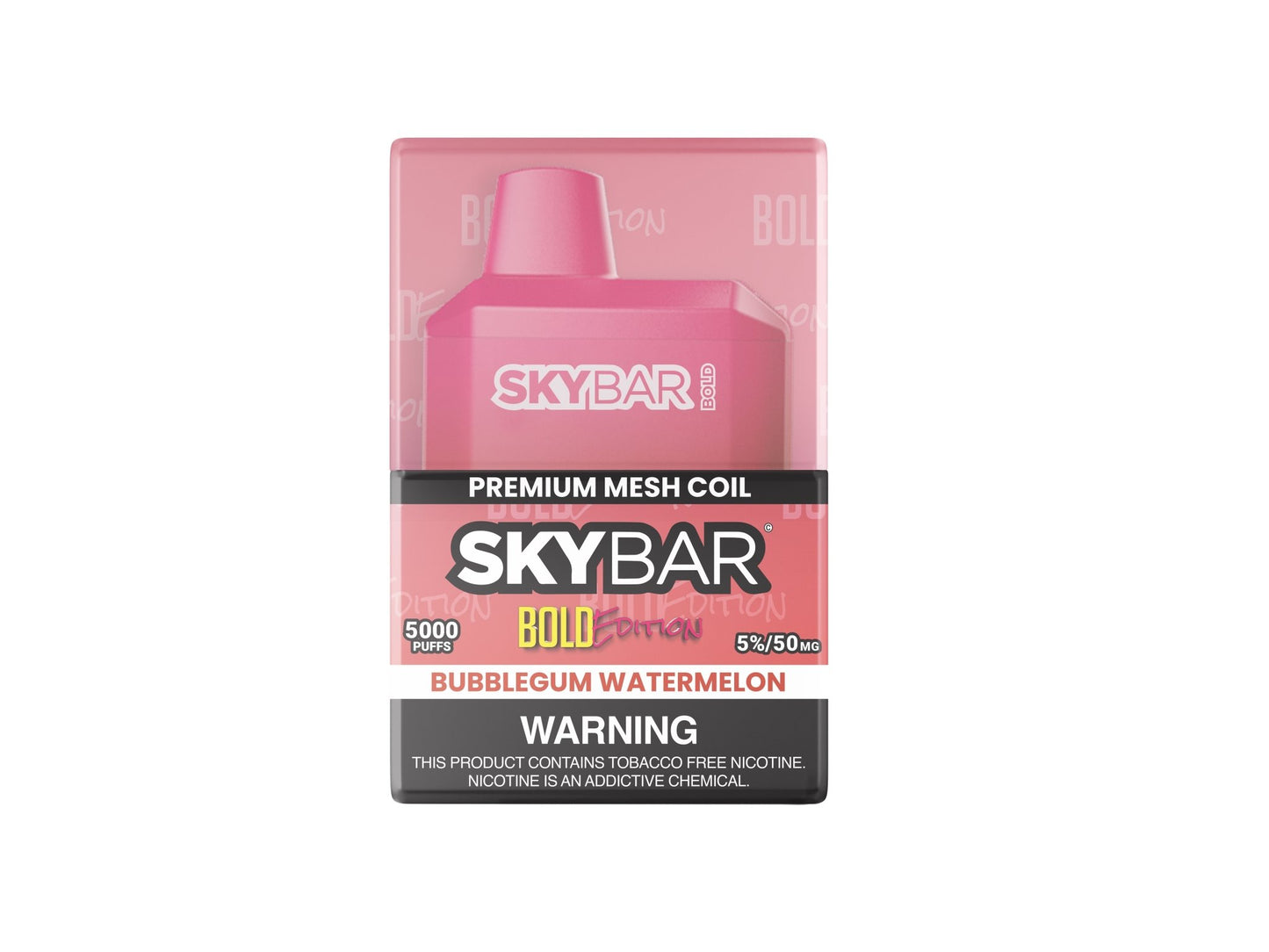 SKYBAR BOLD 5000 PUFFS 5% Nic AVAILABLE NOW - Skybar