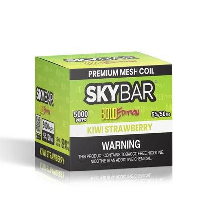 SKYBAR BOLD 5000 PUFFS 5% Nic ( Wholesale 8ct Box ) - Skybar